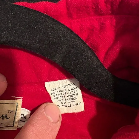 1960s-1970 LL Bean Red Chamois Shirt - Picture 2 of 5